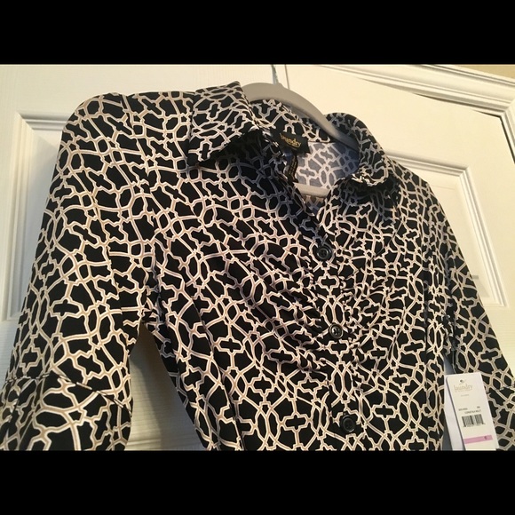 NWT Laundry by Shelli Segal Shirt Dress, Size 6 - Picture 1 of 4